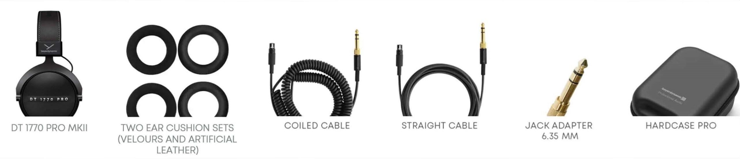 DT 1770 PRO MK IIの内容物