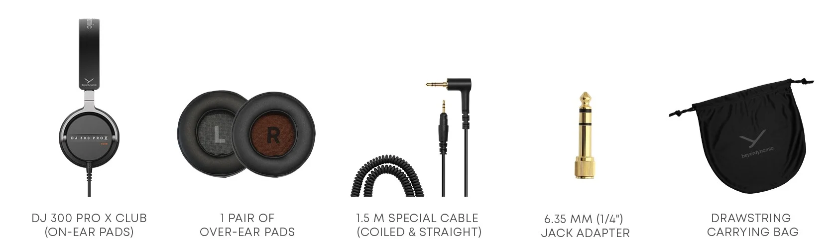 DJ 300 PRO X CLUBの内容物